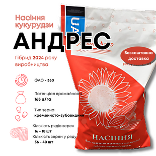 Семена кукурузы гибрид АНДРЕС ФАО 350