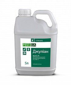 ДЖУЛИАН (Дикамба, 480 г/л)Послелестничный селективный гербицид системного действия для уничтожения однолетних и некоторых многолетних двудольных